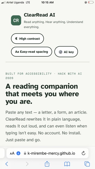 Clear Read Ai – screenshot 3