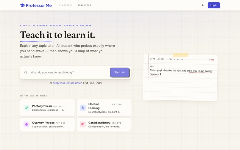 Professor Me – screenshot 1