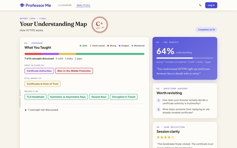 Professor Me – screenshot 4