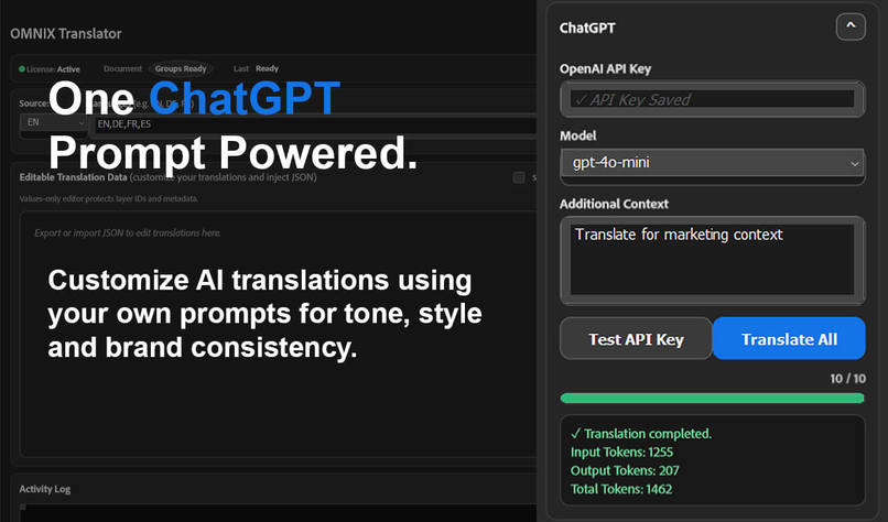 OMNIX Translator – Photoshop – screenshot 2