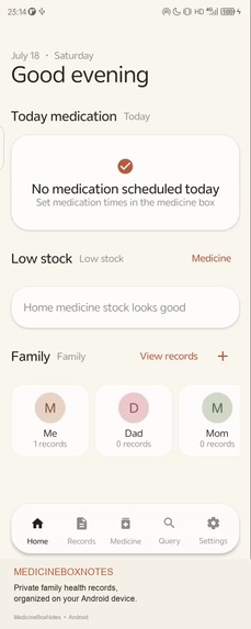 MedicineBoxNotes – screenshot 3