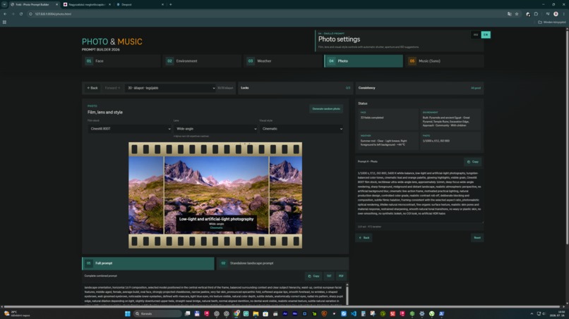 Photo & Music Prompt Builder – screenshot 5