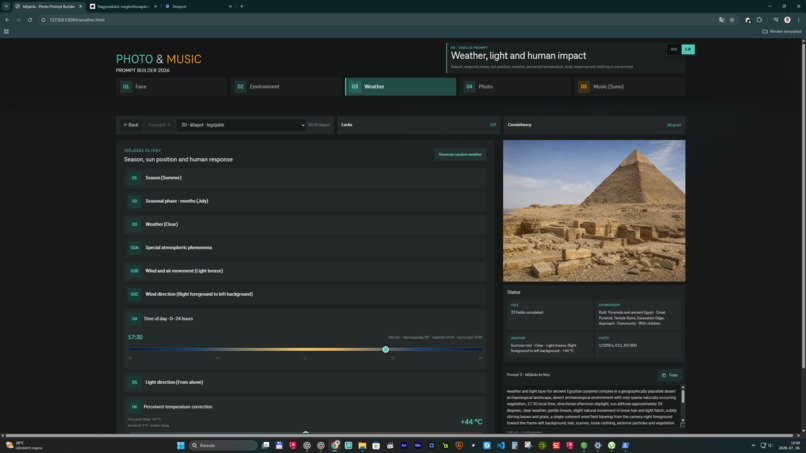 Photo & Music Prompt Builder – screenshot 4