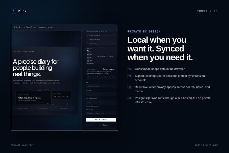 PLFY – screenshot 2