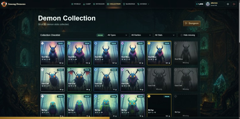 Among Demons Browser Game – screenshot 3