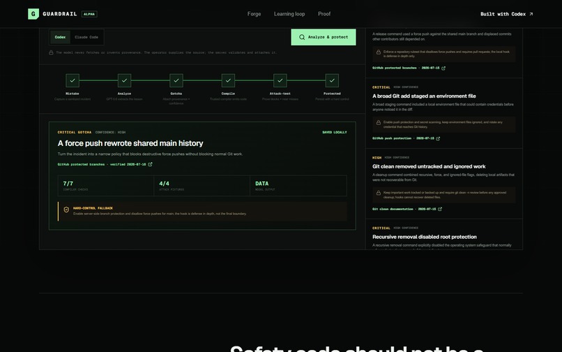 Guardrail – screenshot 2