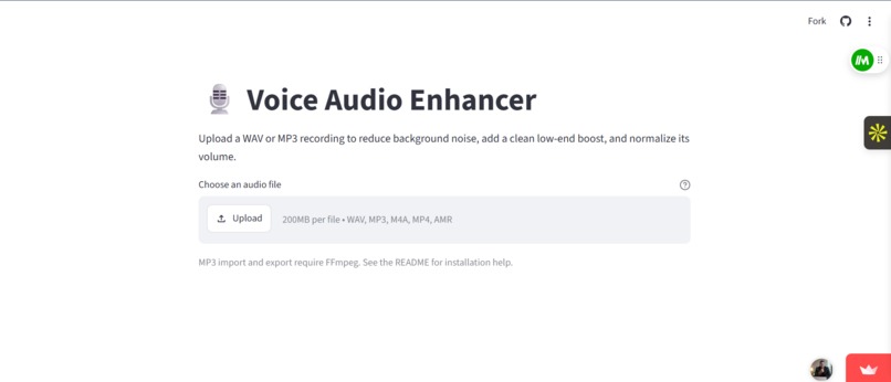 Voice Audio Enhancer – screenshot 1