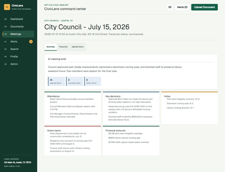 CivicLens – screenshot 5