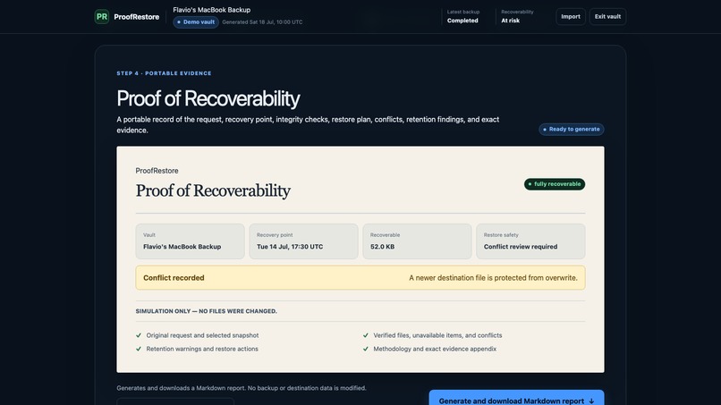 ProofRestore – screenshot 7