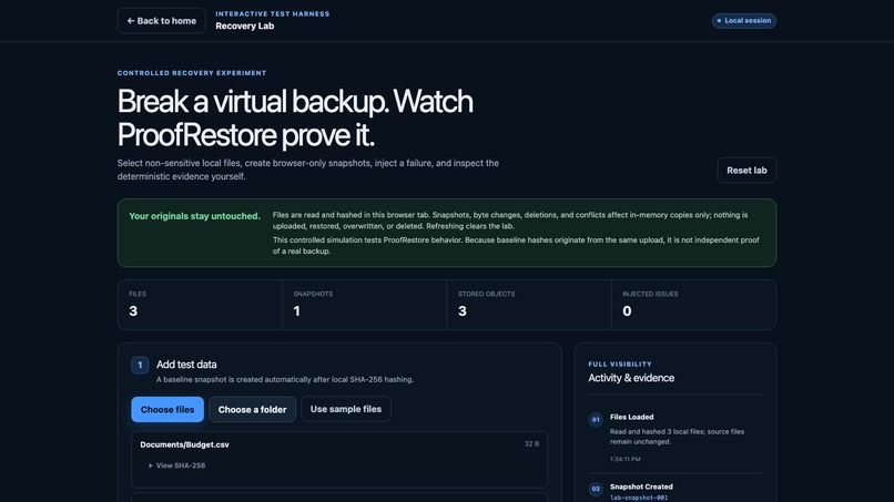 ProofRestore – screenshot 8