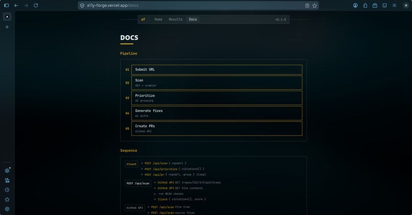 a11y-forge – screenshot 1