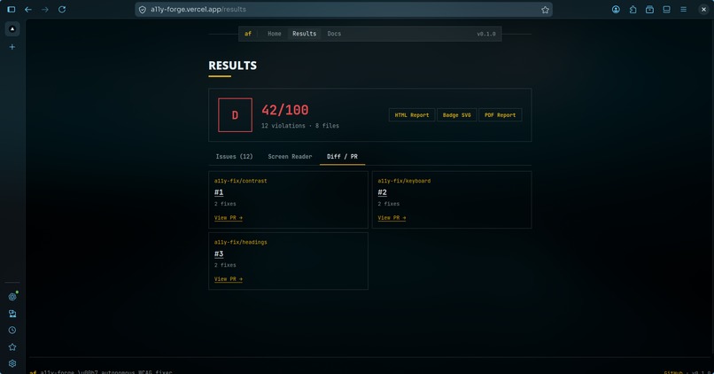 a11y-forge – screenshot 2