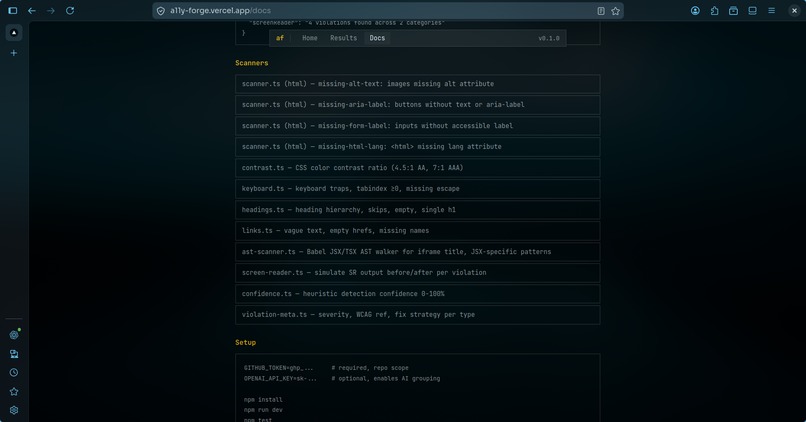 a11y-forge – screenshot 9