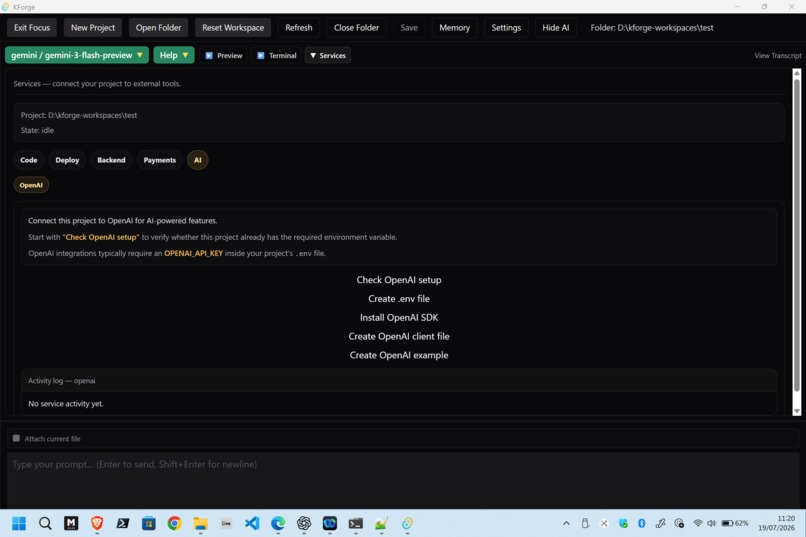 KForge – screenshot 4