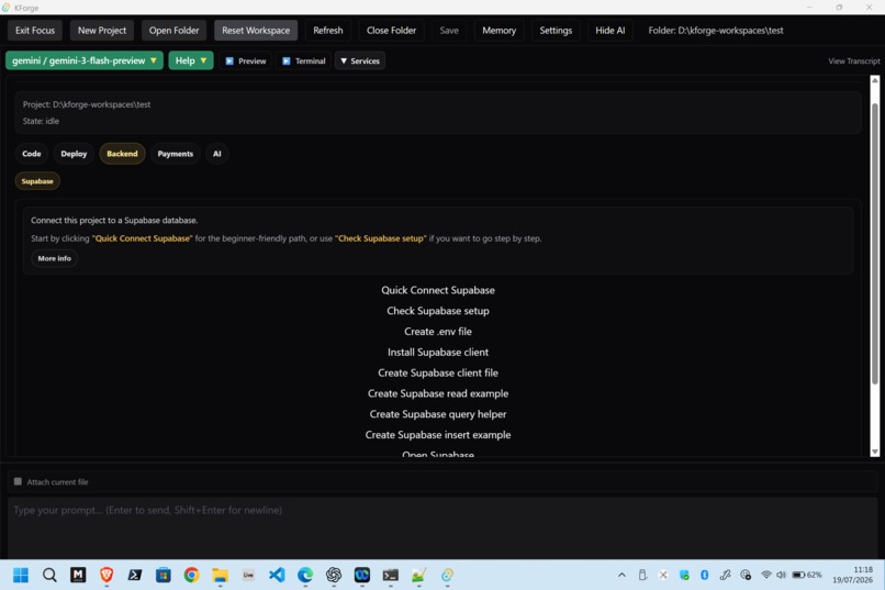 KForge – screenshot 6
