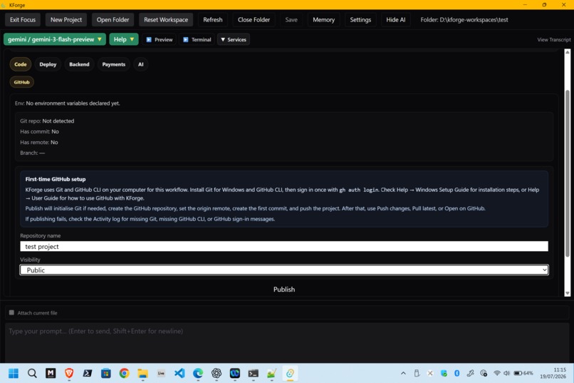 KForge – screenshot 8