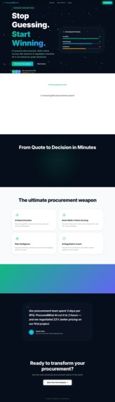 ProcuredMind AI – screenshot 2