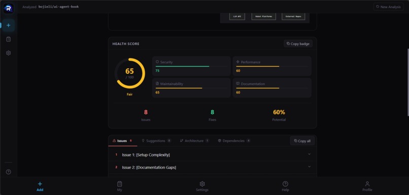 RepoRecon — Understand Faster or Get Left Behind – screenshot 6