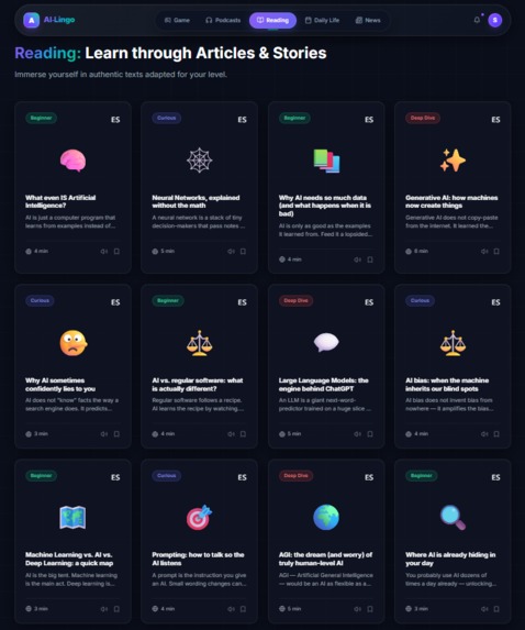 Al-Lingo(Duolingo for AI Literacy) – screenshot 2