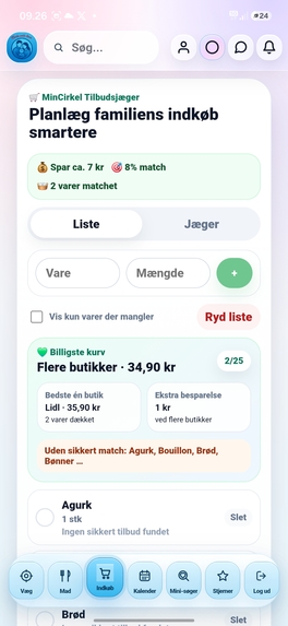 Mincirkel – screenshot 1