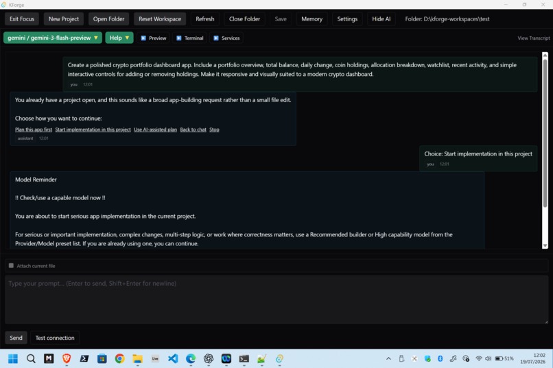 KForge – screenshot 15