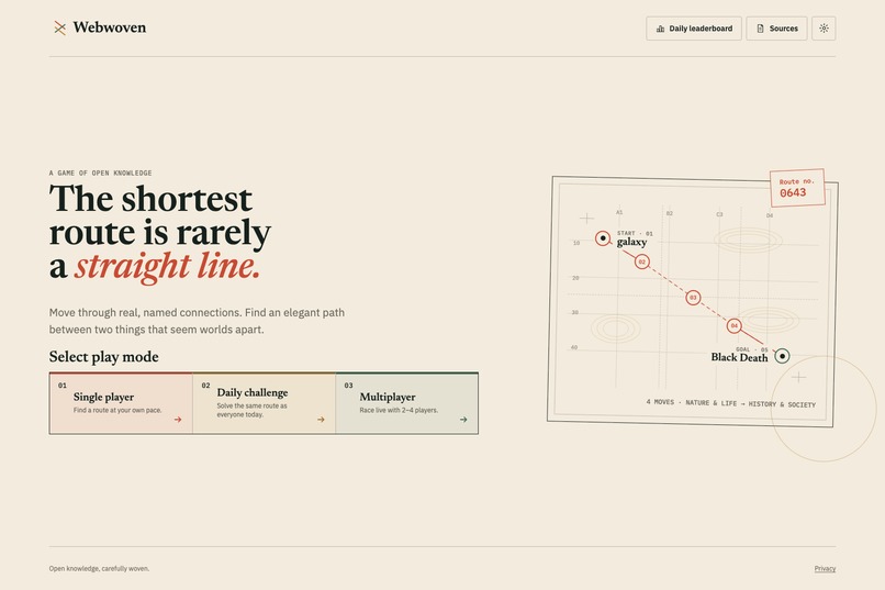 Webwoven – screenshot 1