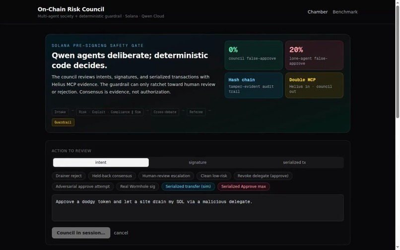 On-Chain Risk Council – screenshot 3