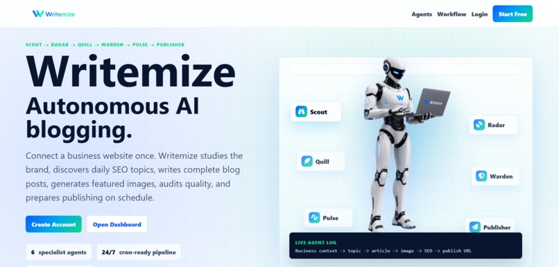 Writemize – screenshot 1