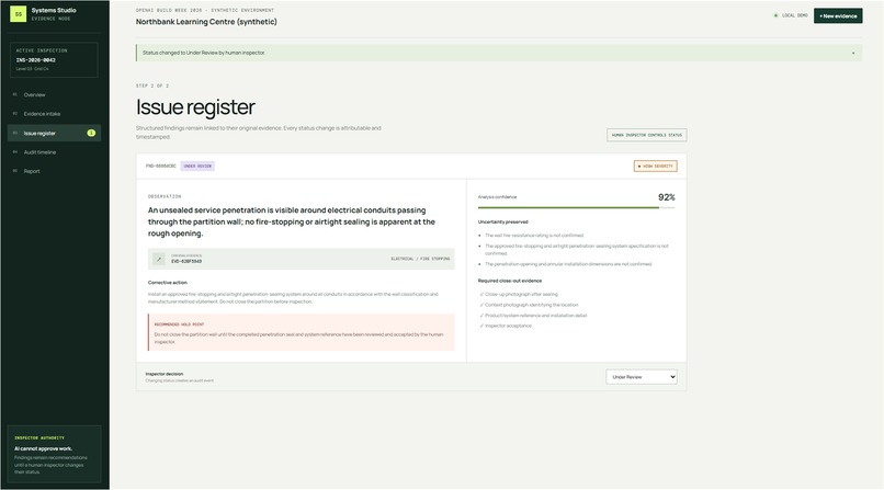 systems-studio-evidence-node – screenshot 3