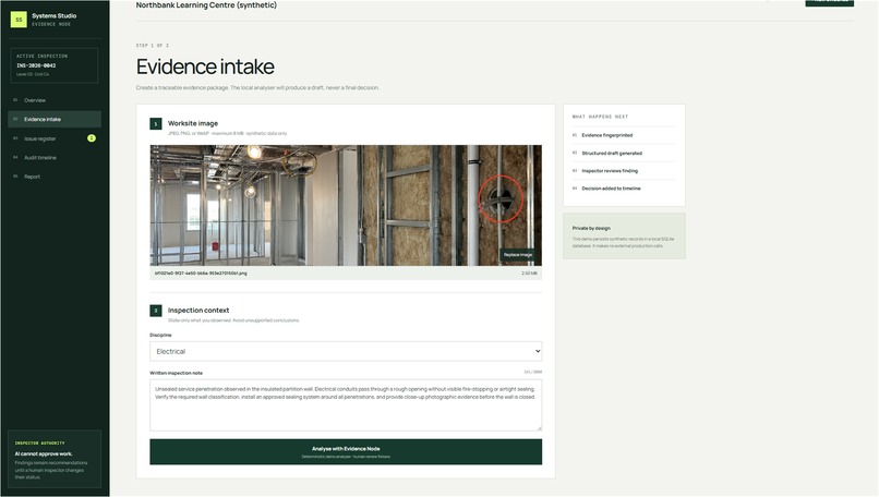systems-studio-evidence-node – screenshot 4