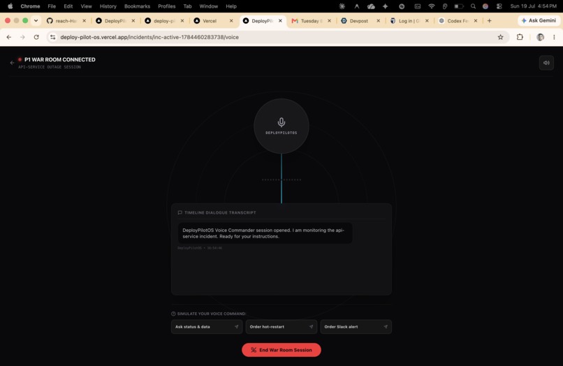 DeployPilotOS: Autonomous AI SRE – screenshot 6