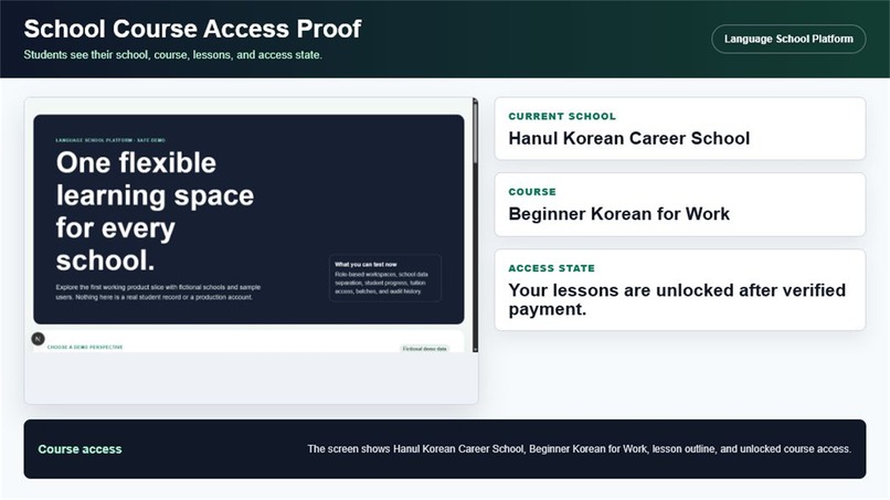 My Multi Language School Platform – screenshot 9