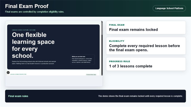 My Multi Language School Platform – screenshot 10