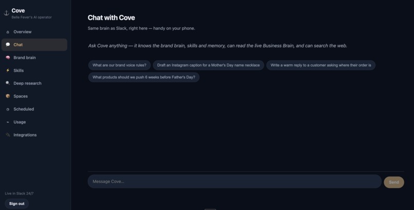 Cove: AI Operator for Business Work – screenshot 1