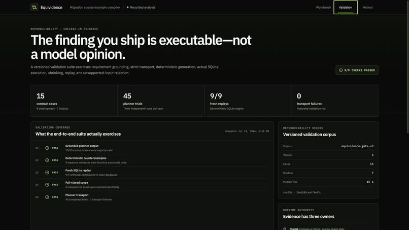 Equividence – screenshot 3