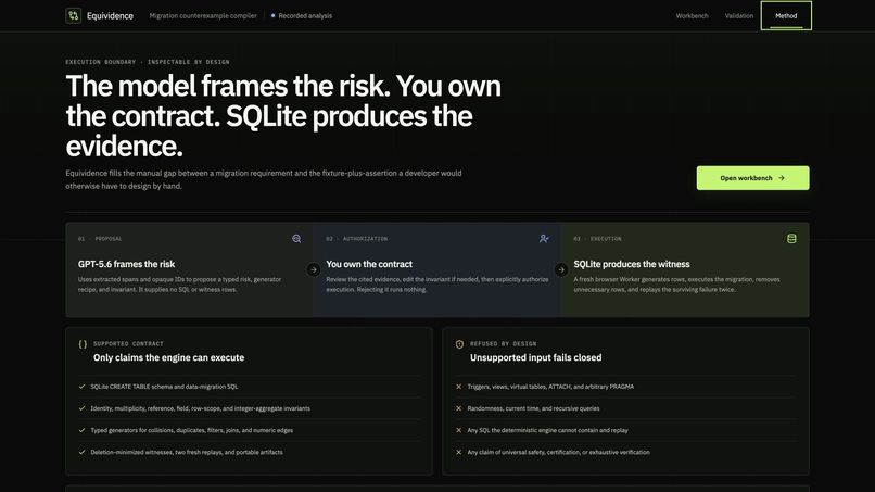 Equividence – screenshot 4