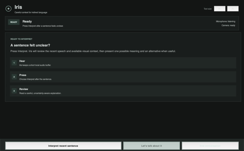 Iris – screenshot 1