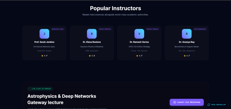 Nexus Edu: AI-Powered Personalized Learning Platform – screenshot 1