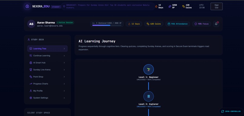 Nexus Edu: AI-Powered Personalized Learning Platform – screenshot 4