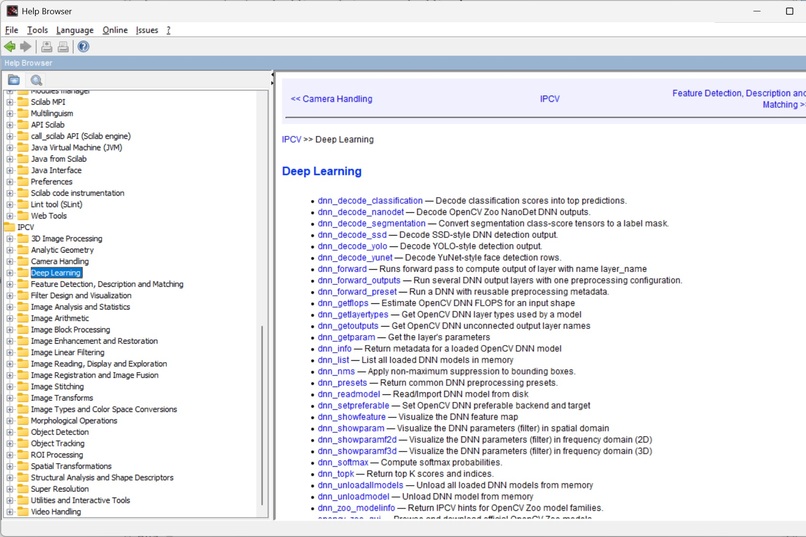 Scilab IPCV – screenshot 2