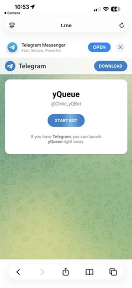 yQueue — Smart Virtual Queue via Telegram – screenshot 5