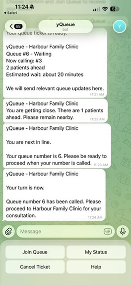 yQueue — Smart Virtual Queue via Telegram – screenshot 12