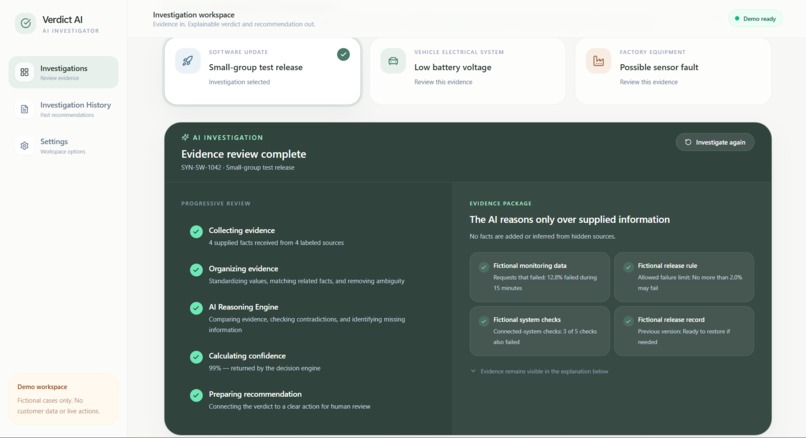 Verdict AI – screenshot 2