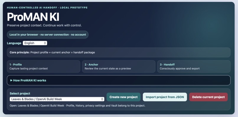 ProMAN KI – Continuity Anchor – screenshot 1