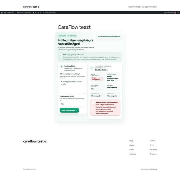 Otthonsegítők AI CareFlow – screenshot 2