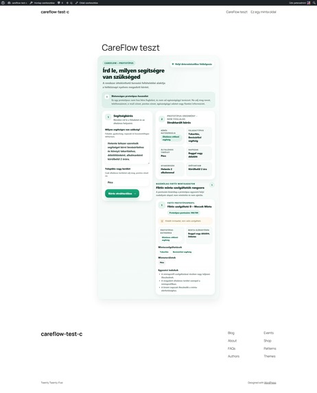 Otthonsegítők AI CareFlow – screenshot 3