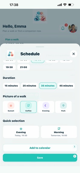 STRIDAMI — AI-guided voice walks – screenshot 3