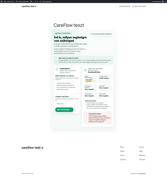 Otthonsegítők AI CareFlow – screenshot 5