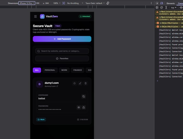 VaultZero – screenshot 10