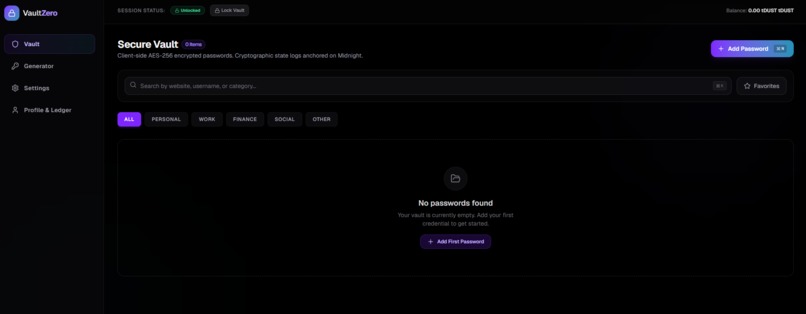 VaultZero – screenshot 2